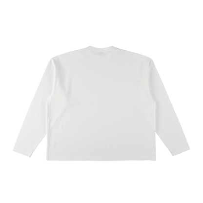 'big LS tee' white