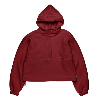 boa 'fleece' hoodie red