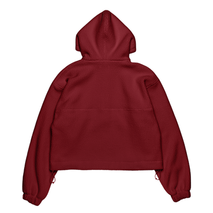 boa 'fleece' hoodie red