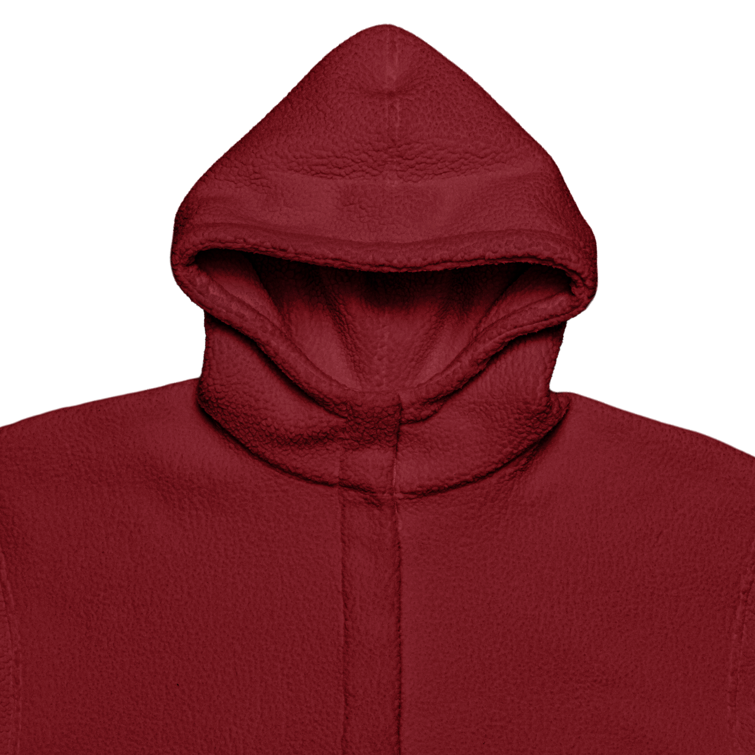 boa 'fleece' hoodie red