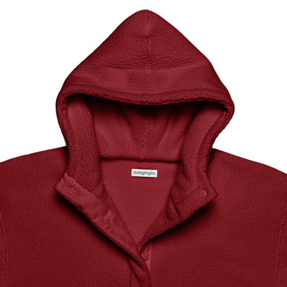 boa 'fleece' hoodie red