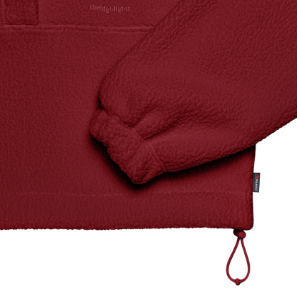 boa 'fleece' hoodie red