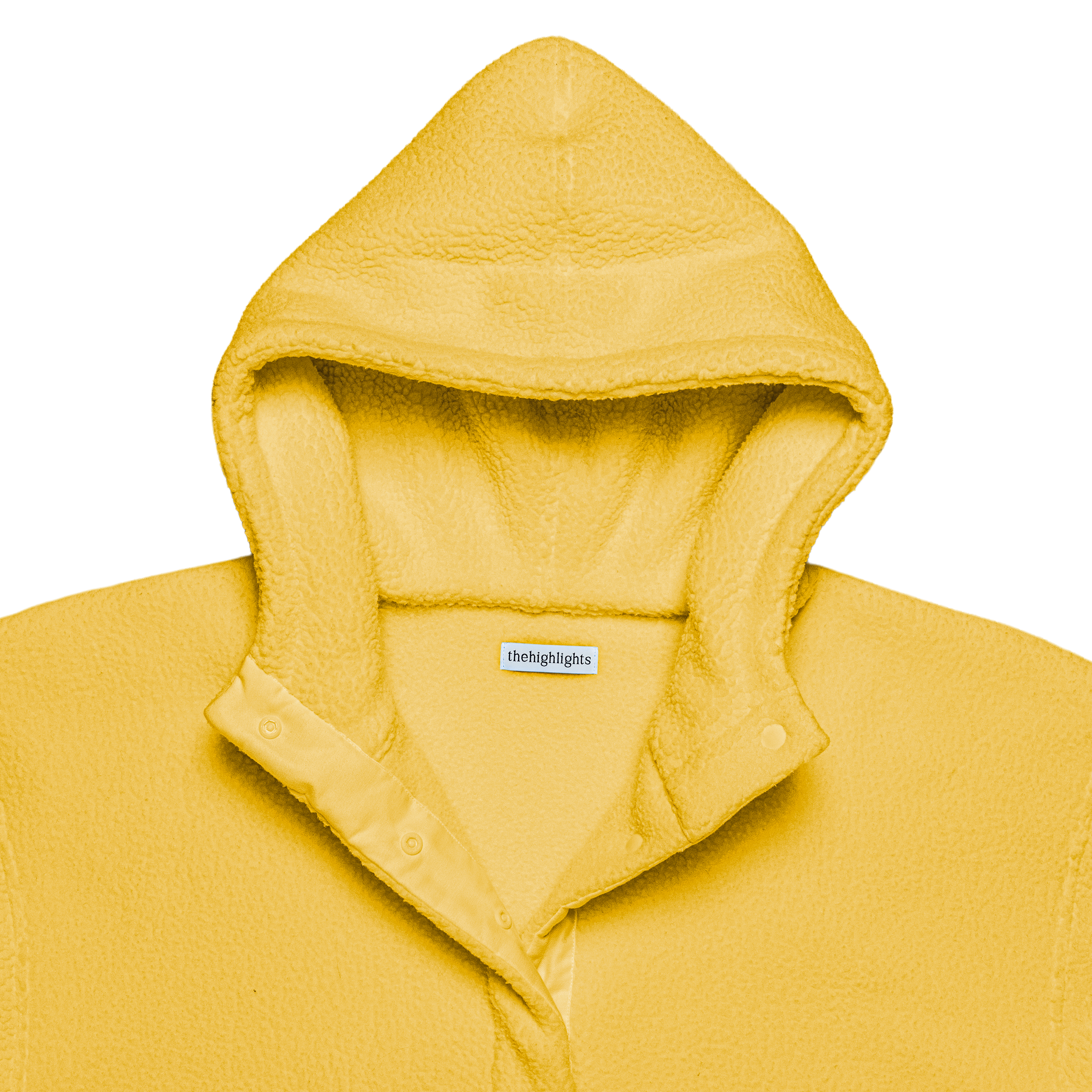 boa 'fleece' hoodie yolk