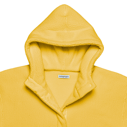 boa 'fleece' hoodie yolk