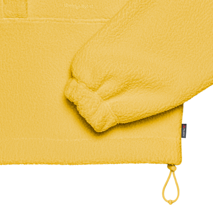 boa 'fleece' hoodie yolk