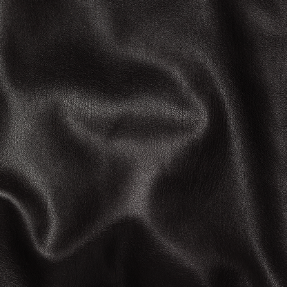 smooth eco-leather 'bomber' deep brown