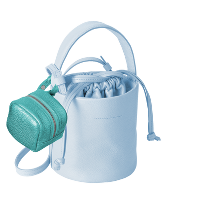 'bot' metallic blue silver