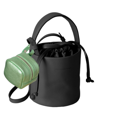 'bot' metallic green silver