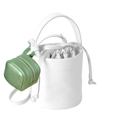 'bot' metallic green silver