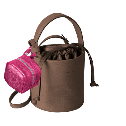 'bot' metallic pink silver