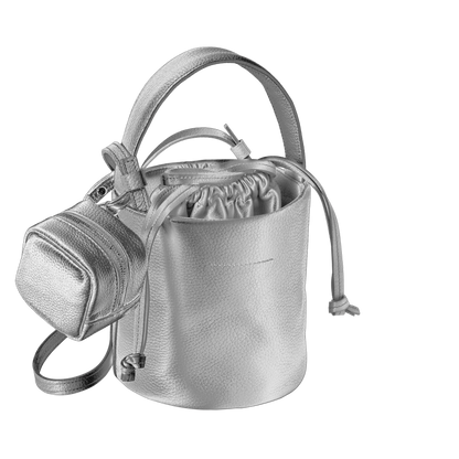 'bot' metallic silver