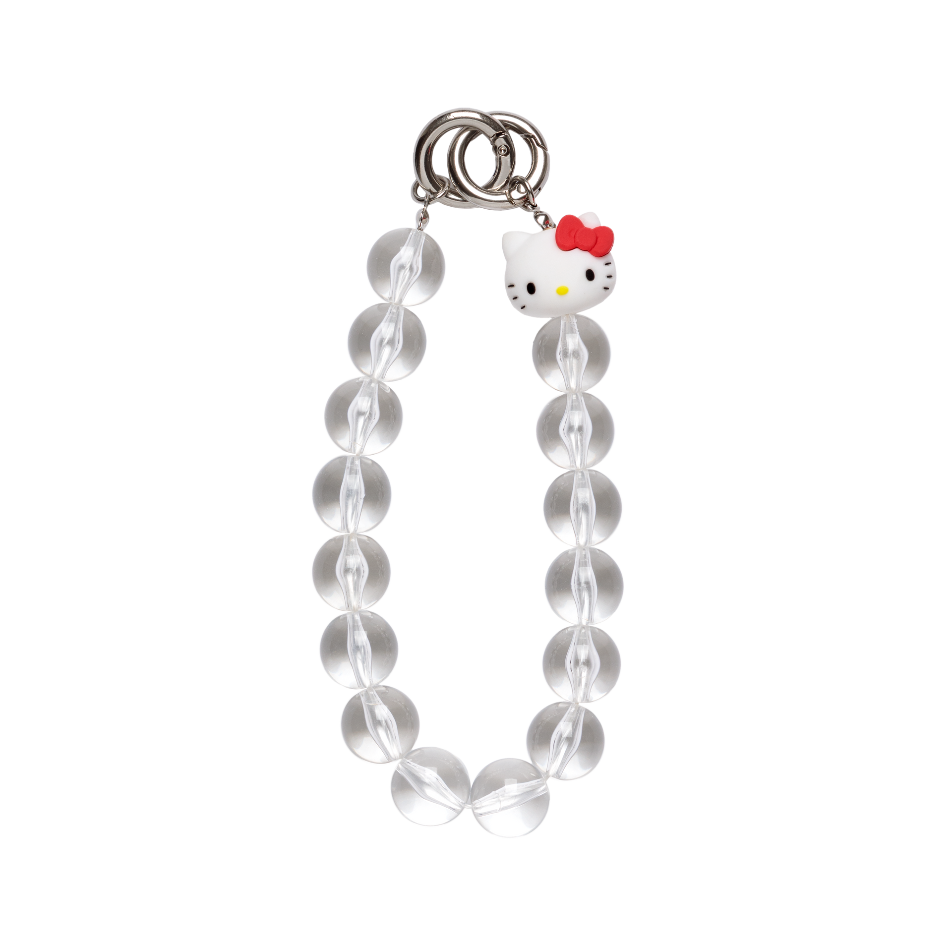 bubble 'strap' clear beads × HELLO KITTY – thehighlights