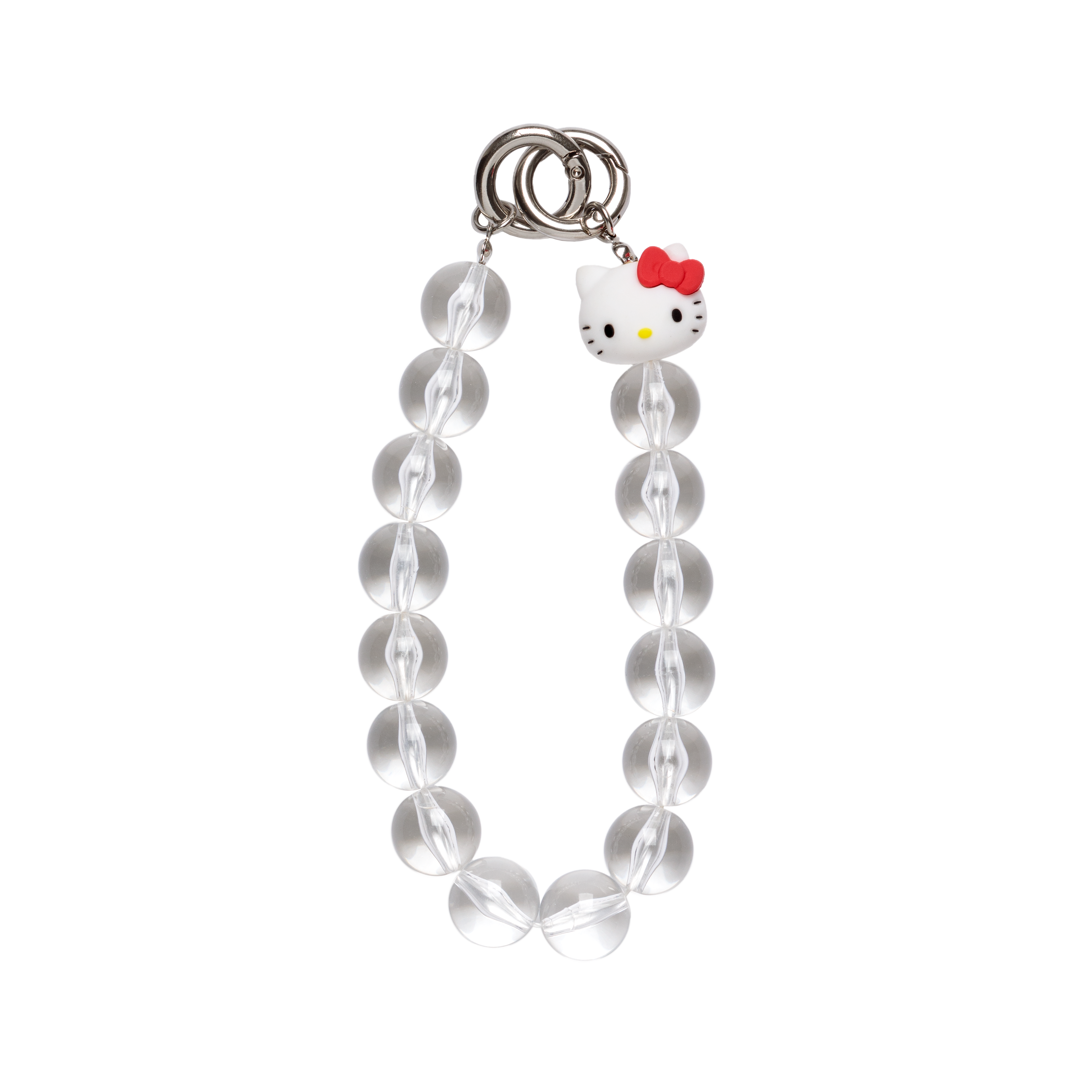 bubble 'strap' clear beads × HELLO KITTY
