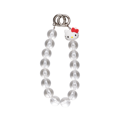 bubble 'strap' clear beads × HELLO KITTY