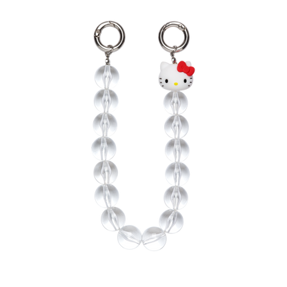 bubble 'strap' clear beads × HELLO KITTY