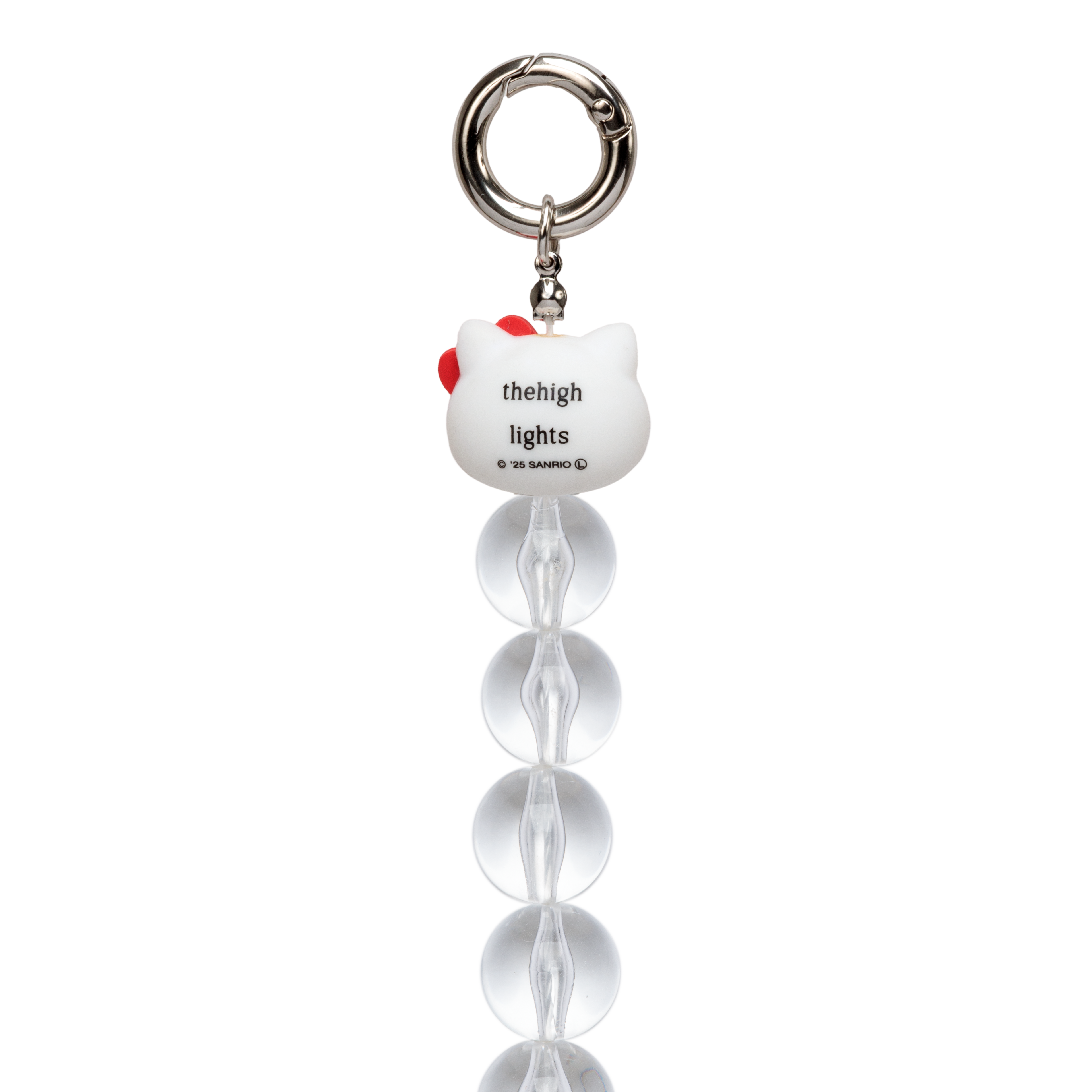 bubble 'strap' clear beads × HELLO KITTY