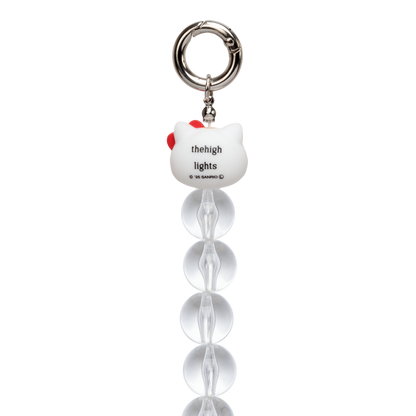 bubble 'strap' clear beads × HELLO KITTY