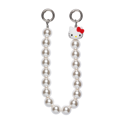 bubble 'strap' white beads × HELLO KITTY