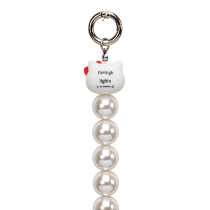 bubble 'strap' white beads × HELLO KITTY