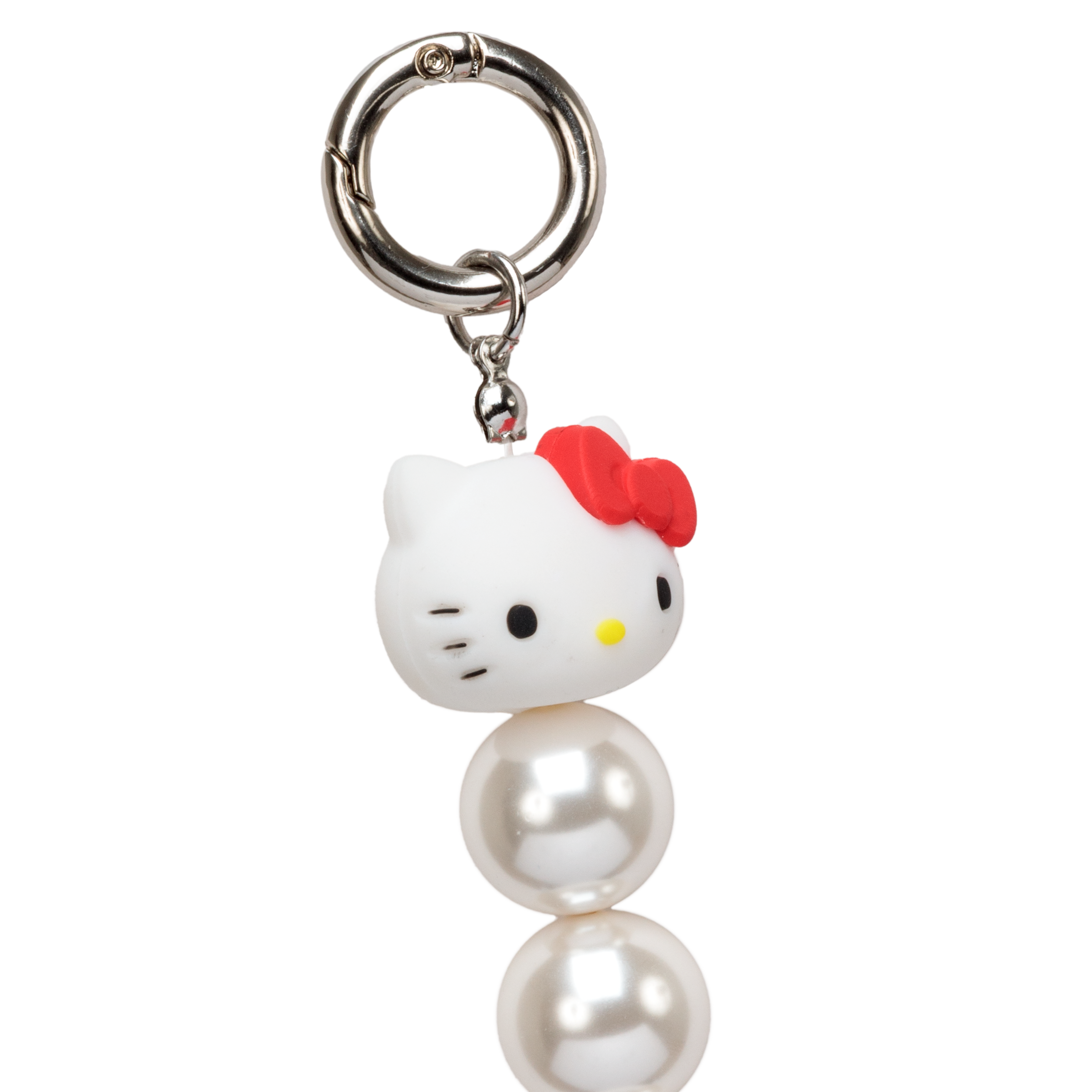 bubble 'strap' white beads × HELLO KITTY