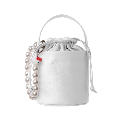 bubble 'strap' white beads × HELLO KITTY