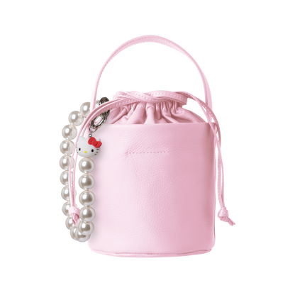 bubble 'strap' white beads × HELLO KITTY