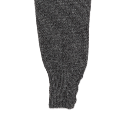 ‘knit’ chunky charcoal gray