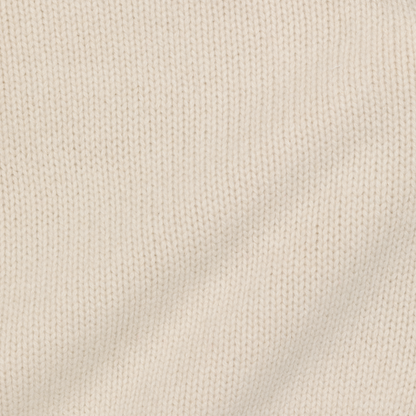 ‘knit’ chunky crew white