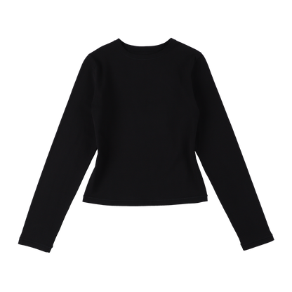 'compact LS tee' black