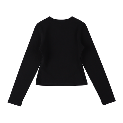 'compact LS tee' black