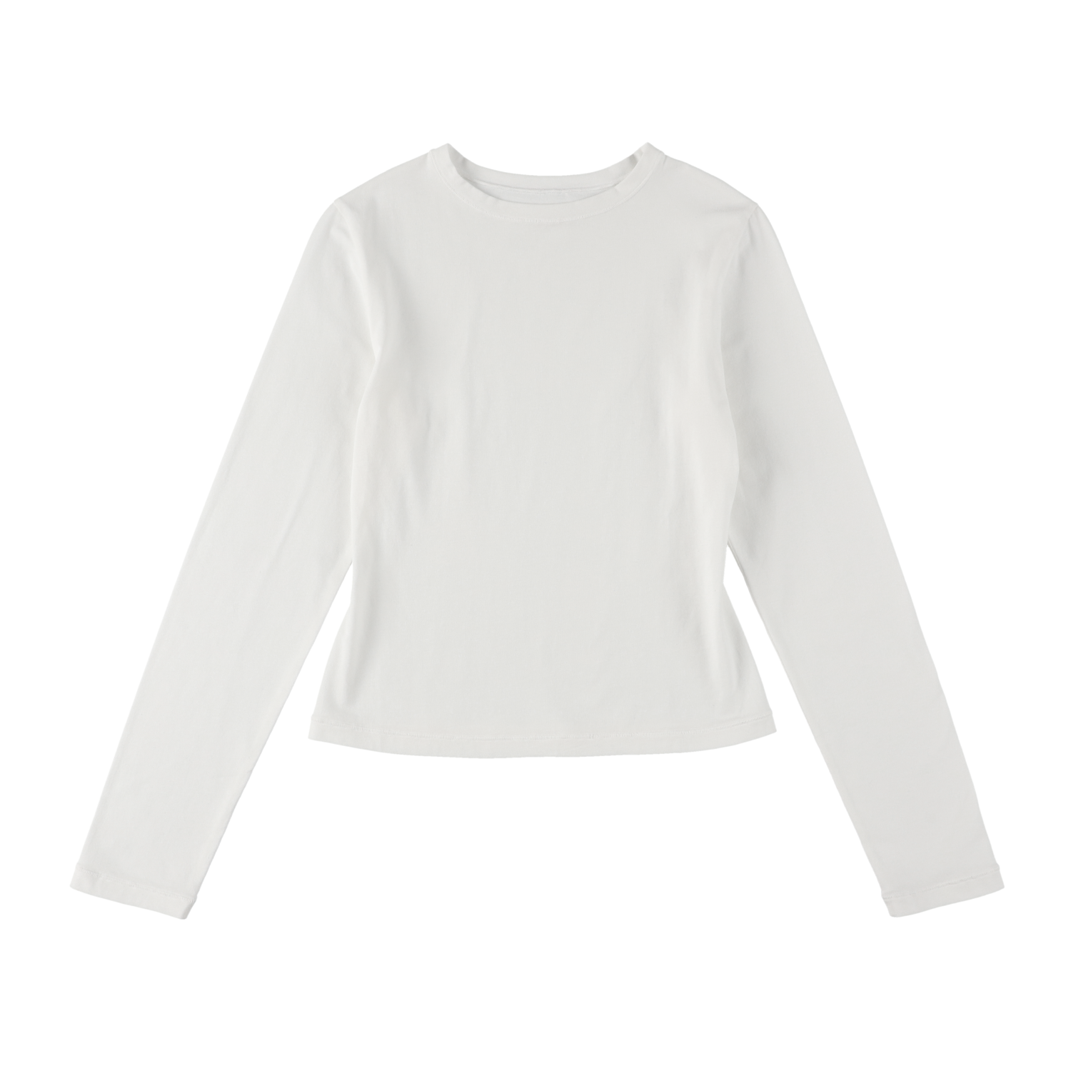 'compact LS tee' white