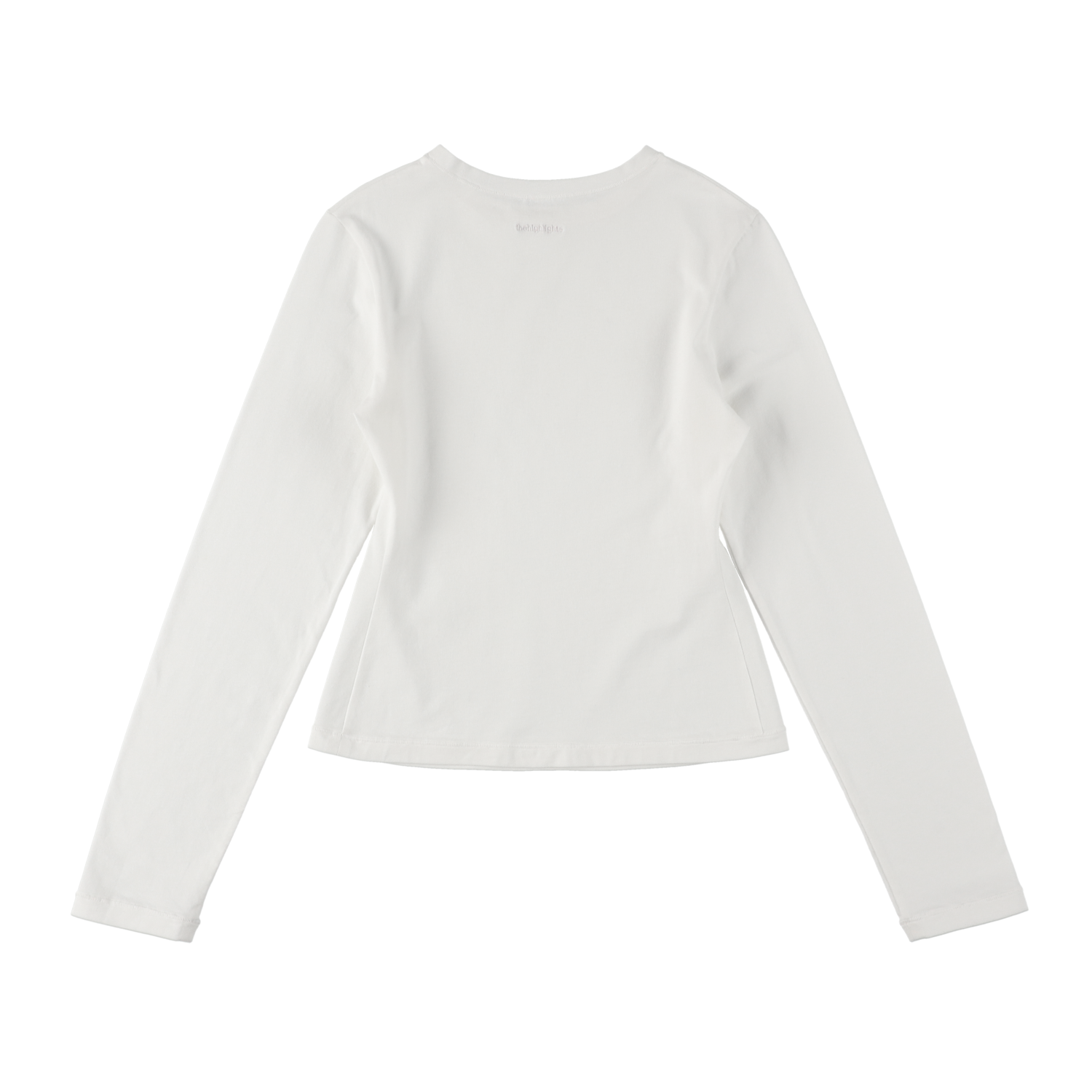 'compact LS tee' white