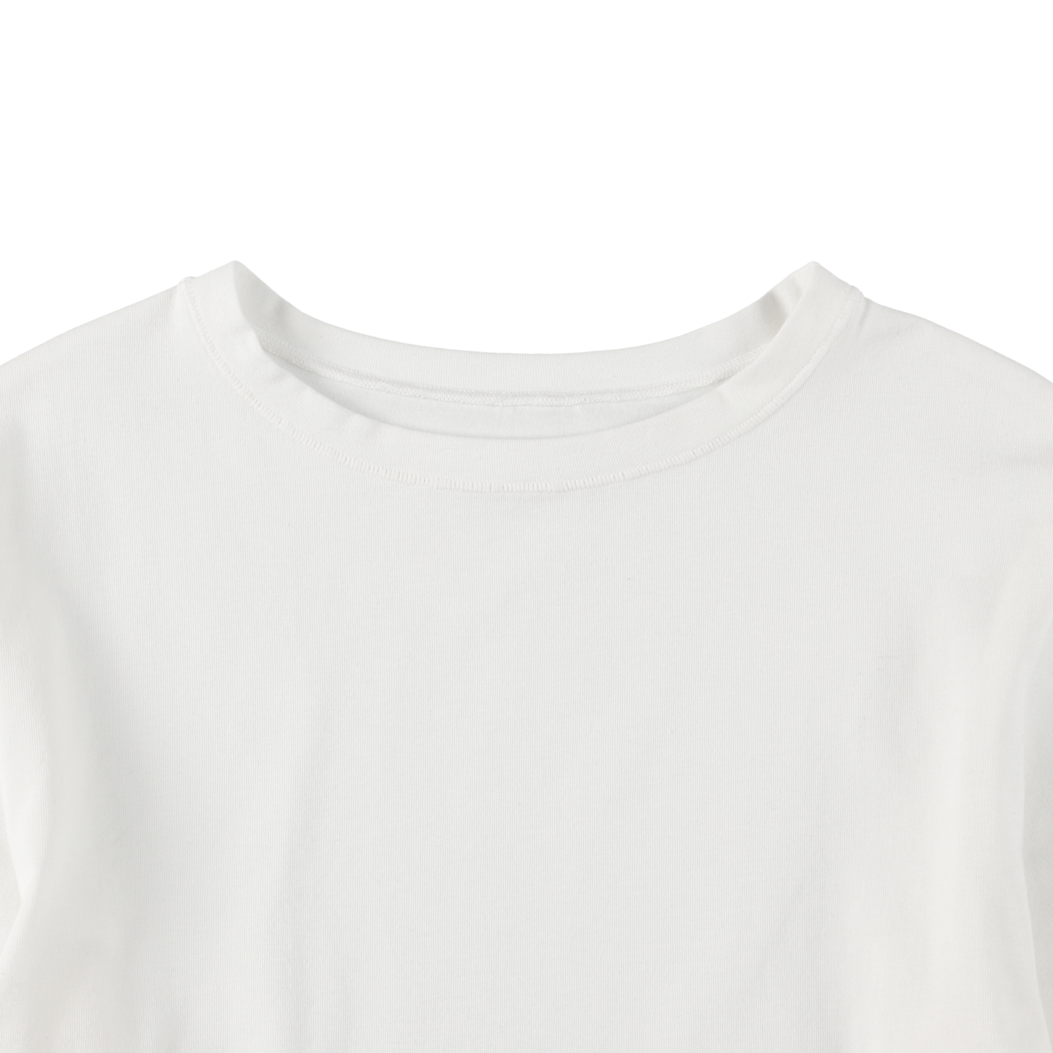 'compact LS tee' white
