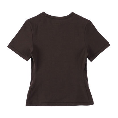 'compact tee' brown