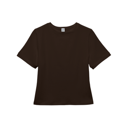 'compact tee' brown