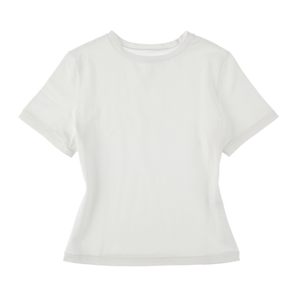 'compact tee' white