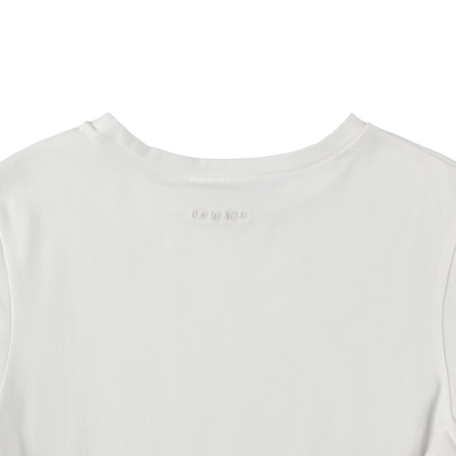 'compact tee' white