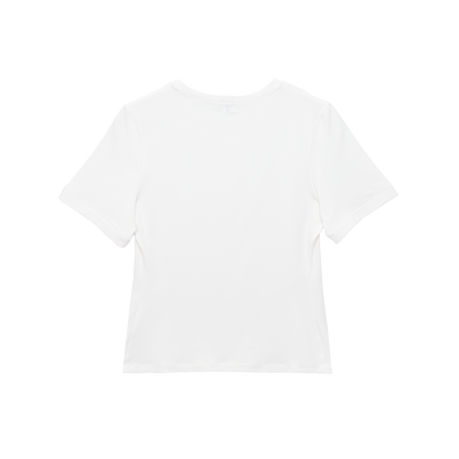 'compact tee' white