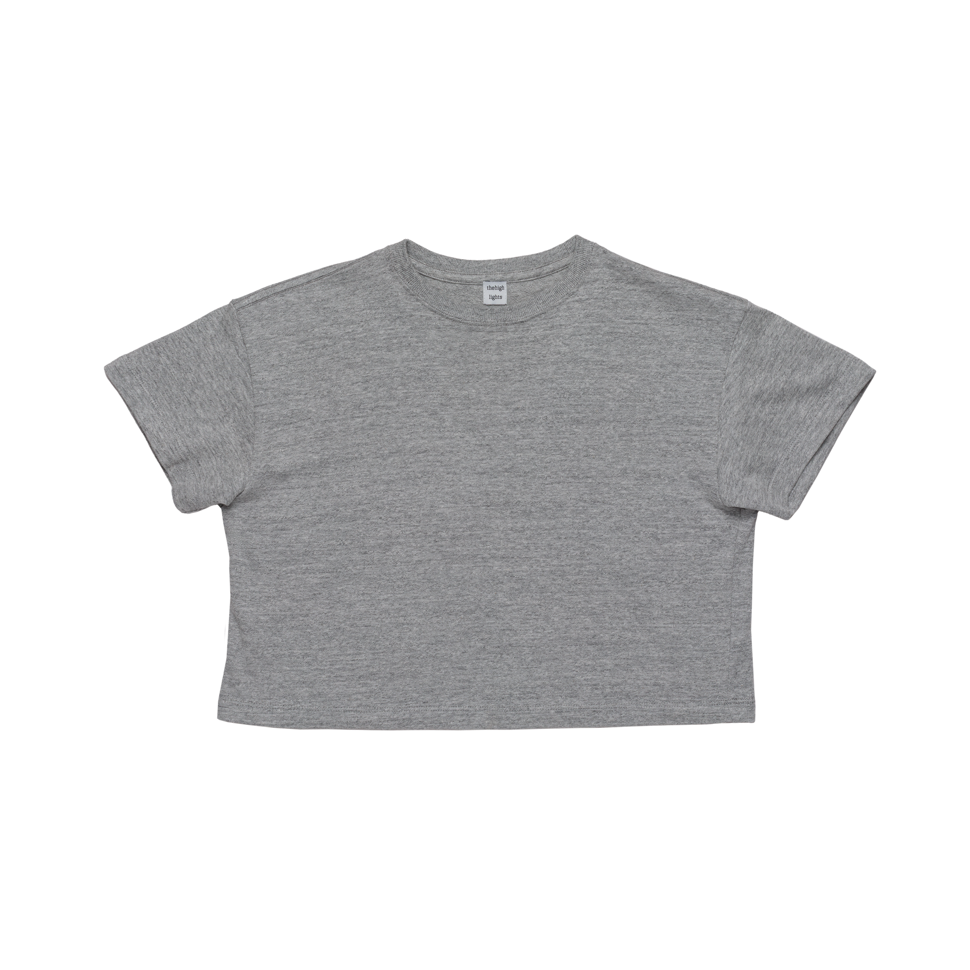 2pack cropped tee' light-fit T-shirt gray – thehighlights 2pack cropped tee' light-fit T-shirt gray – thehighlights