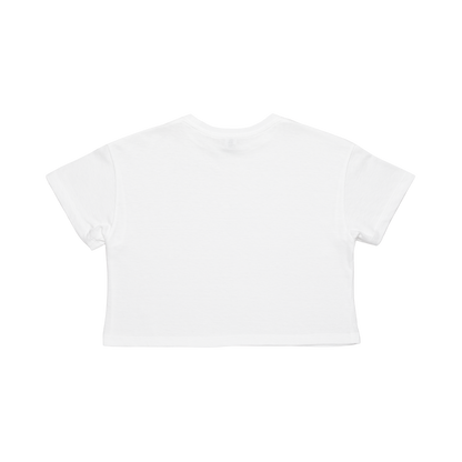 '2pack cropped tee' light-fit T-shirt white