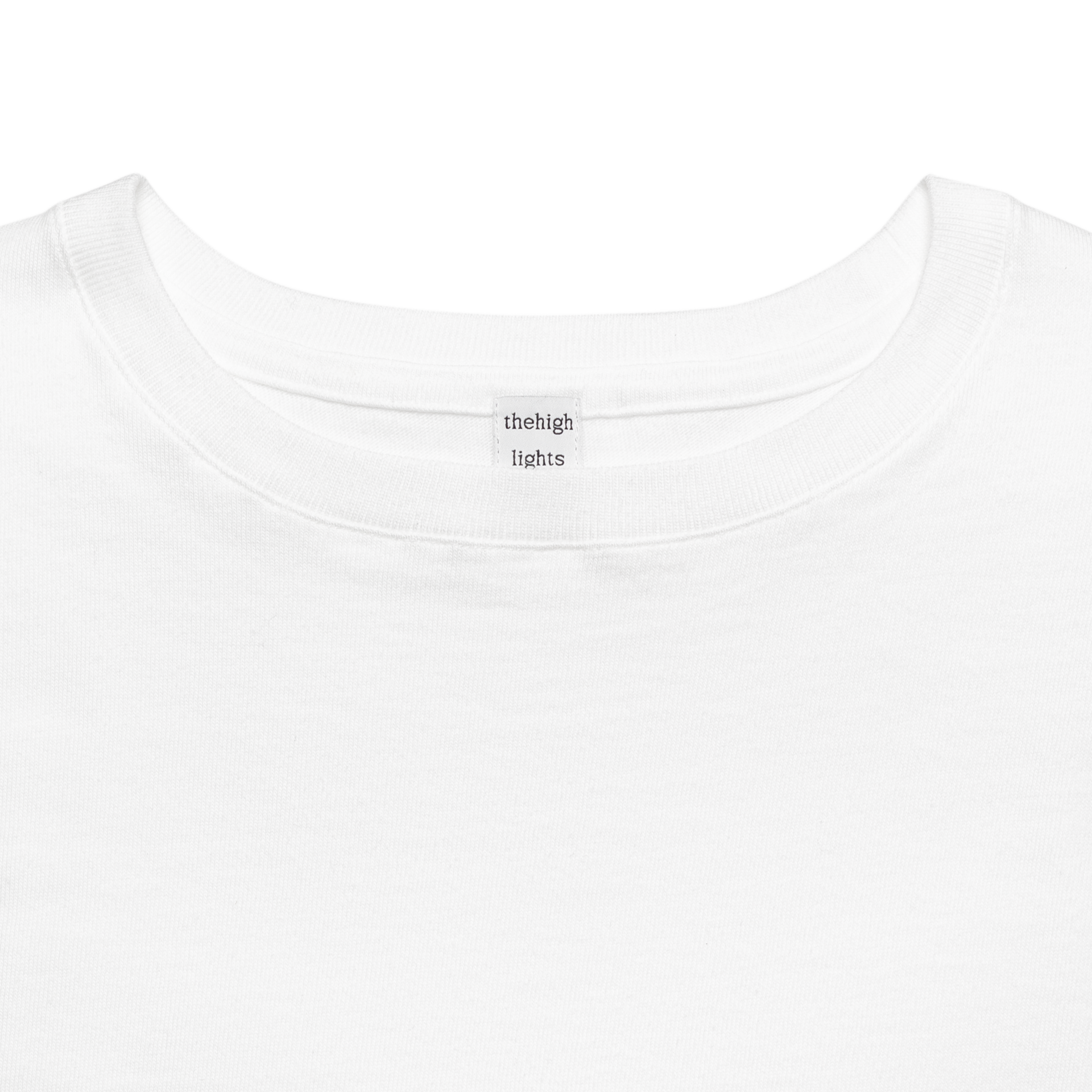 '2pack cropped tee' light-fit T-shirt white