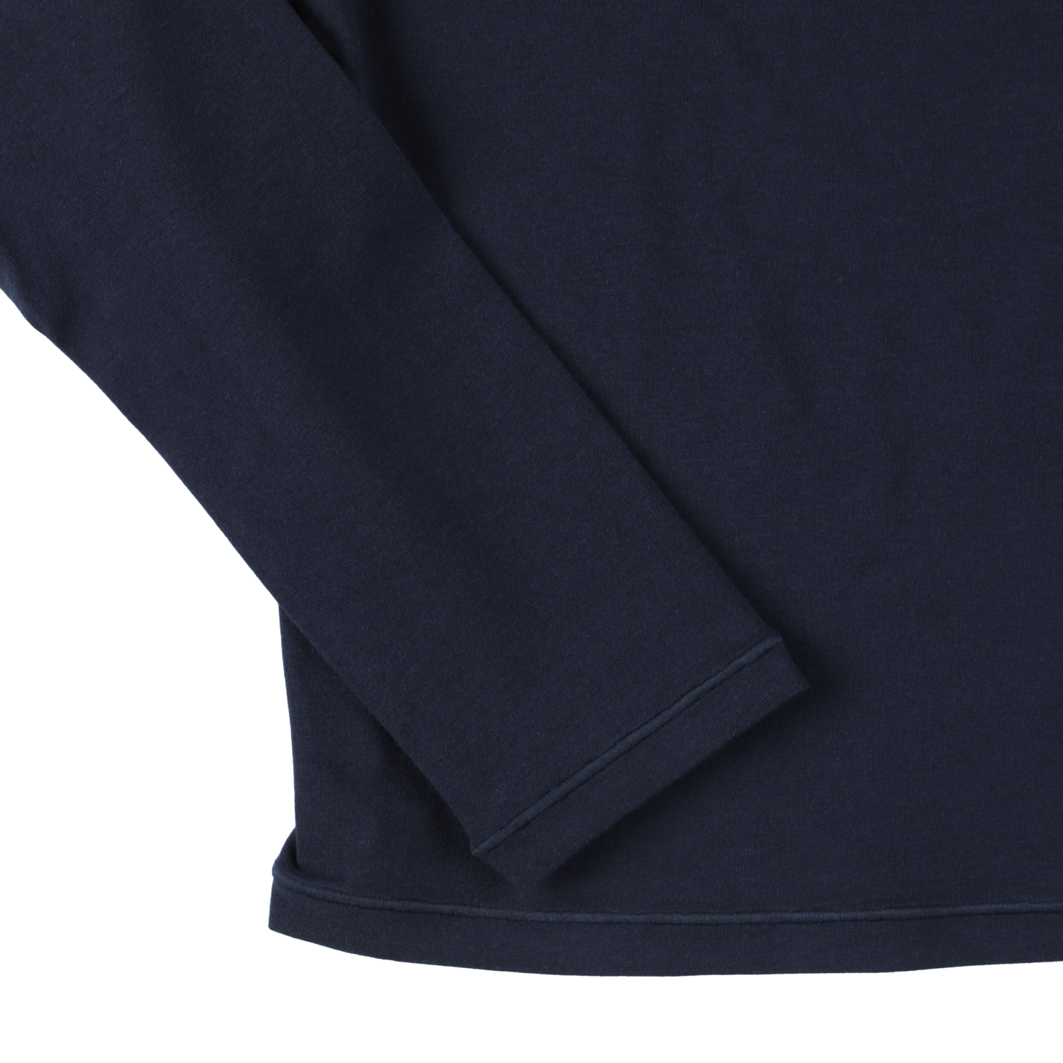 cropped 'compact LS tee' navy