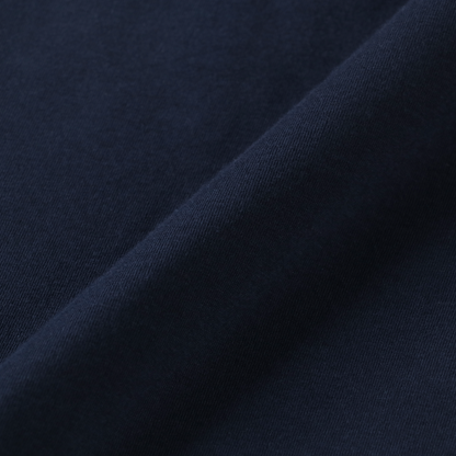 cropped 'compact LS tee' navy