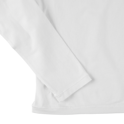 cropped 'compact LS tee' white