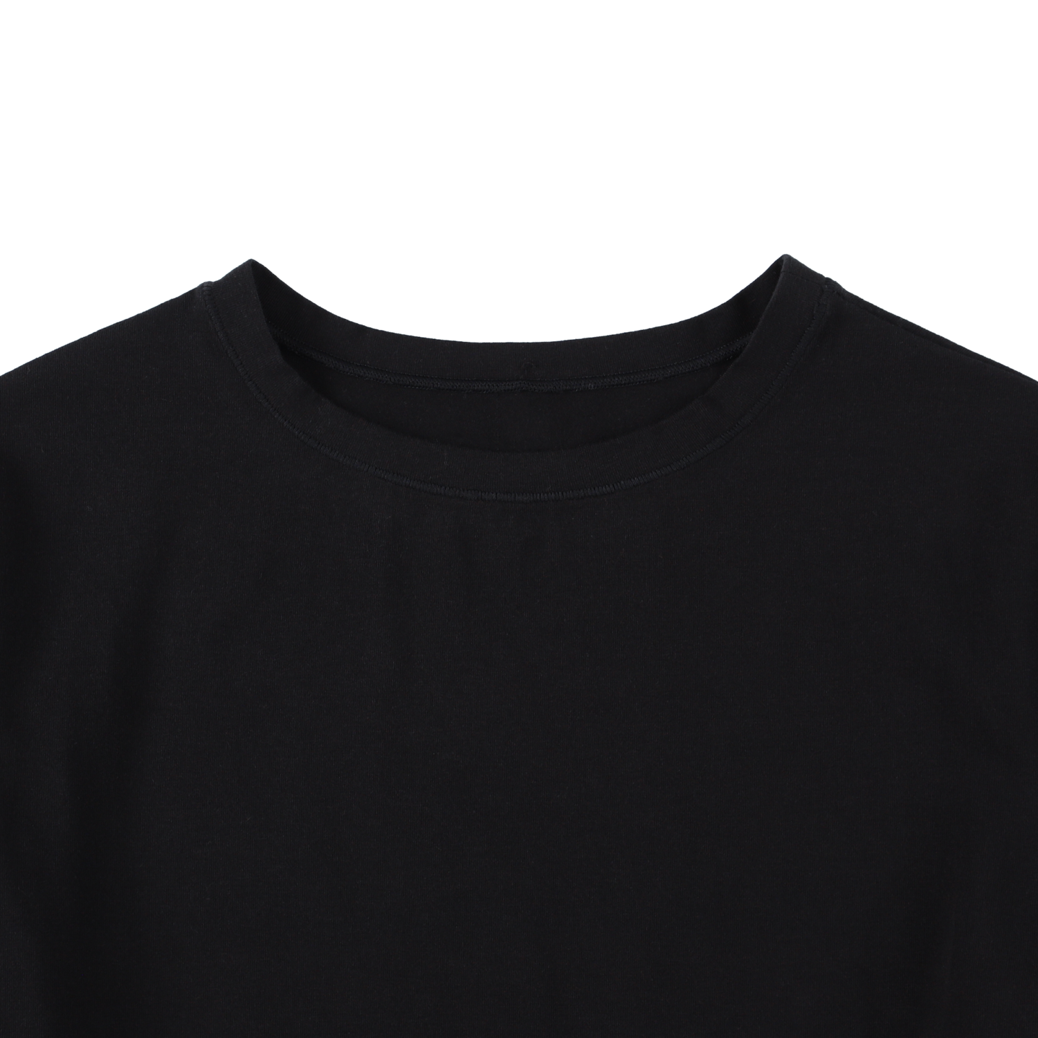 cropped 'compact tee' black