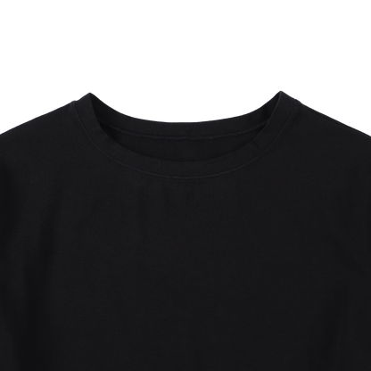 cropped 'compact tee' black