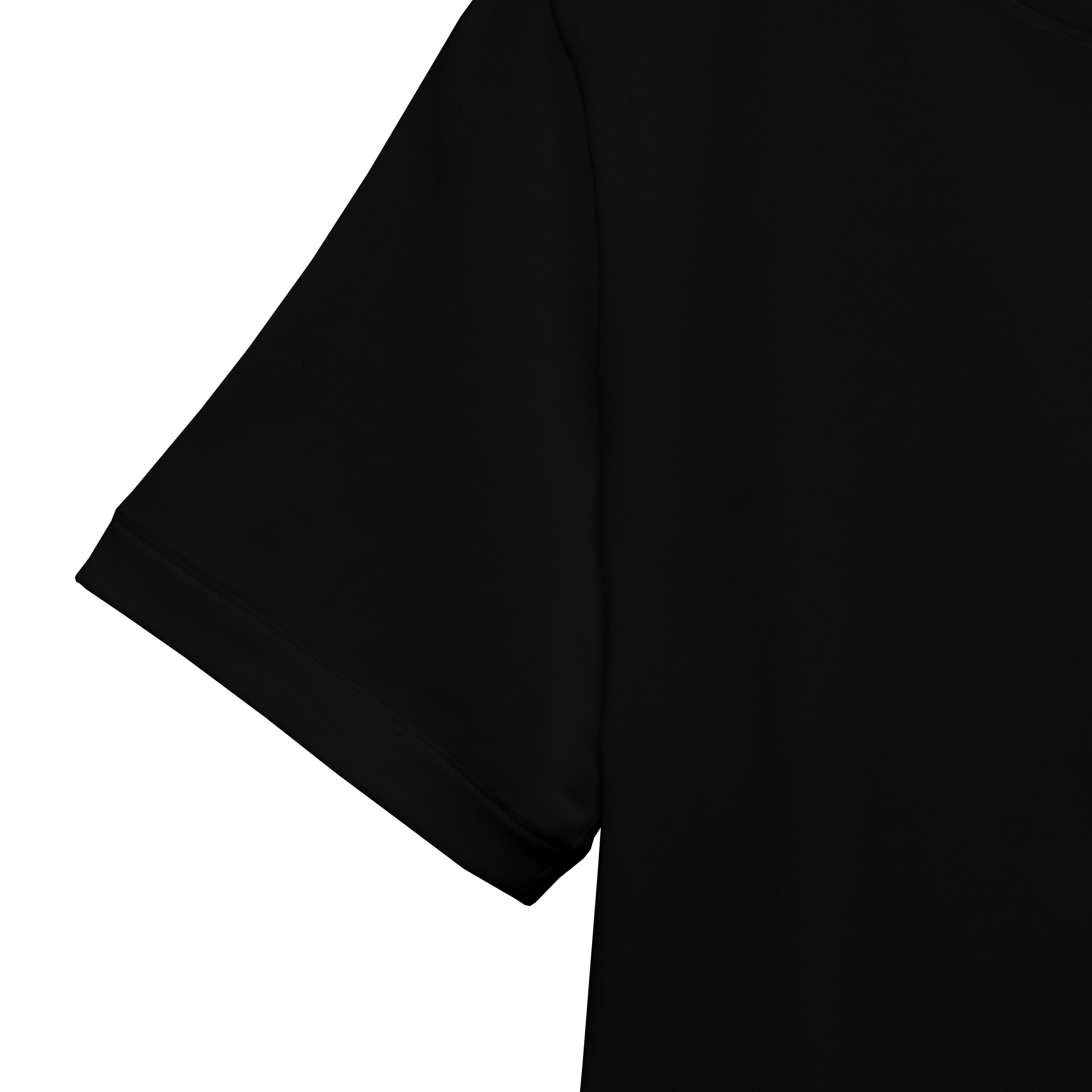 cropped 'compact tee' black