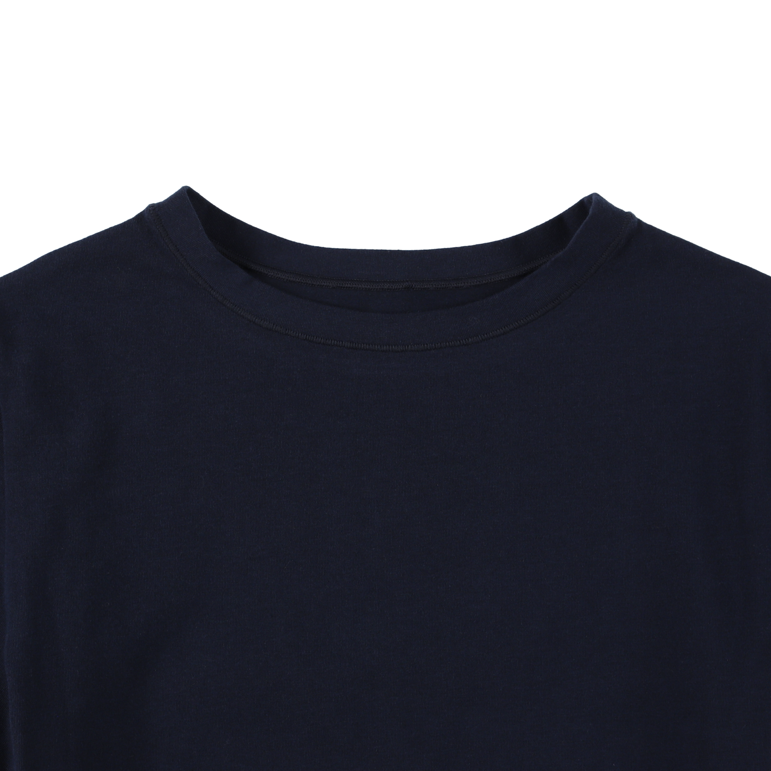 cropped 'compact tee' navy