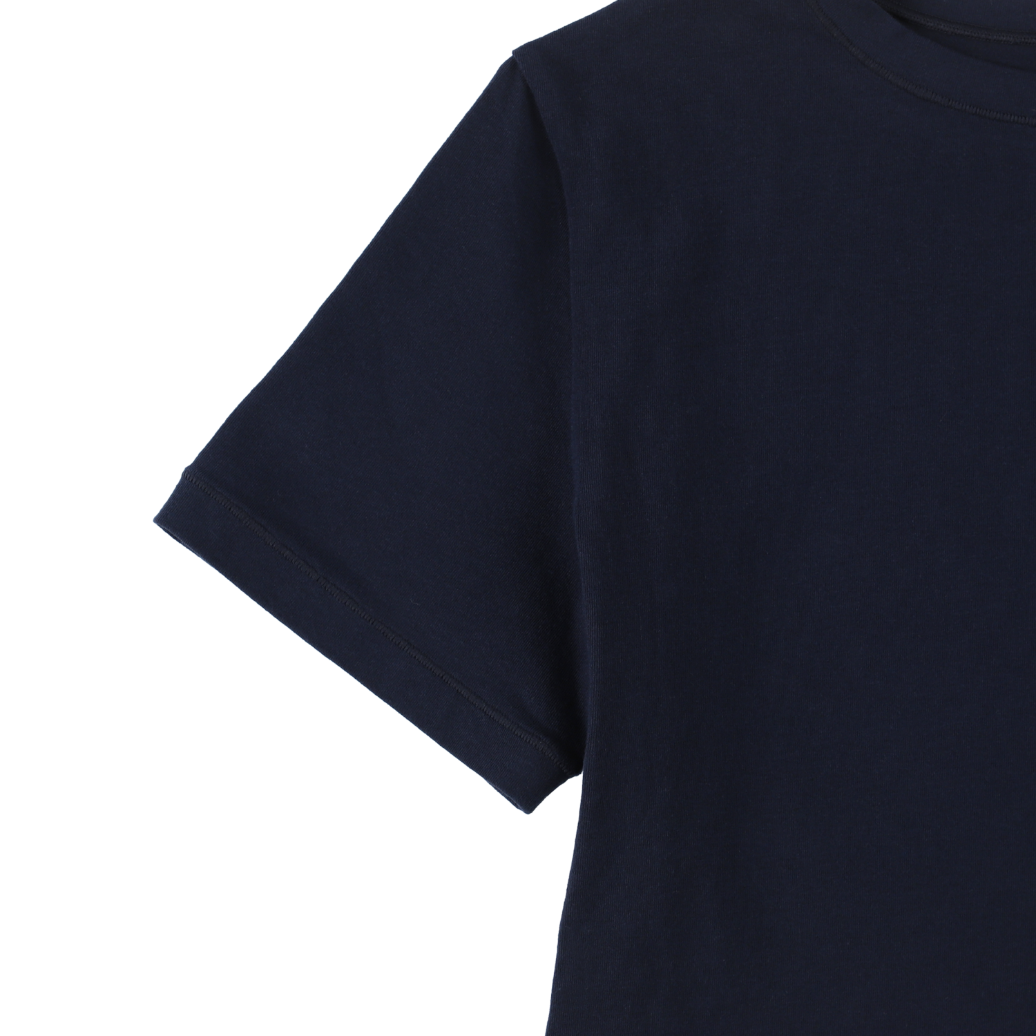 cropped 'compact tee' navy