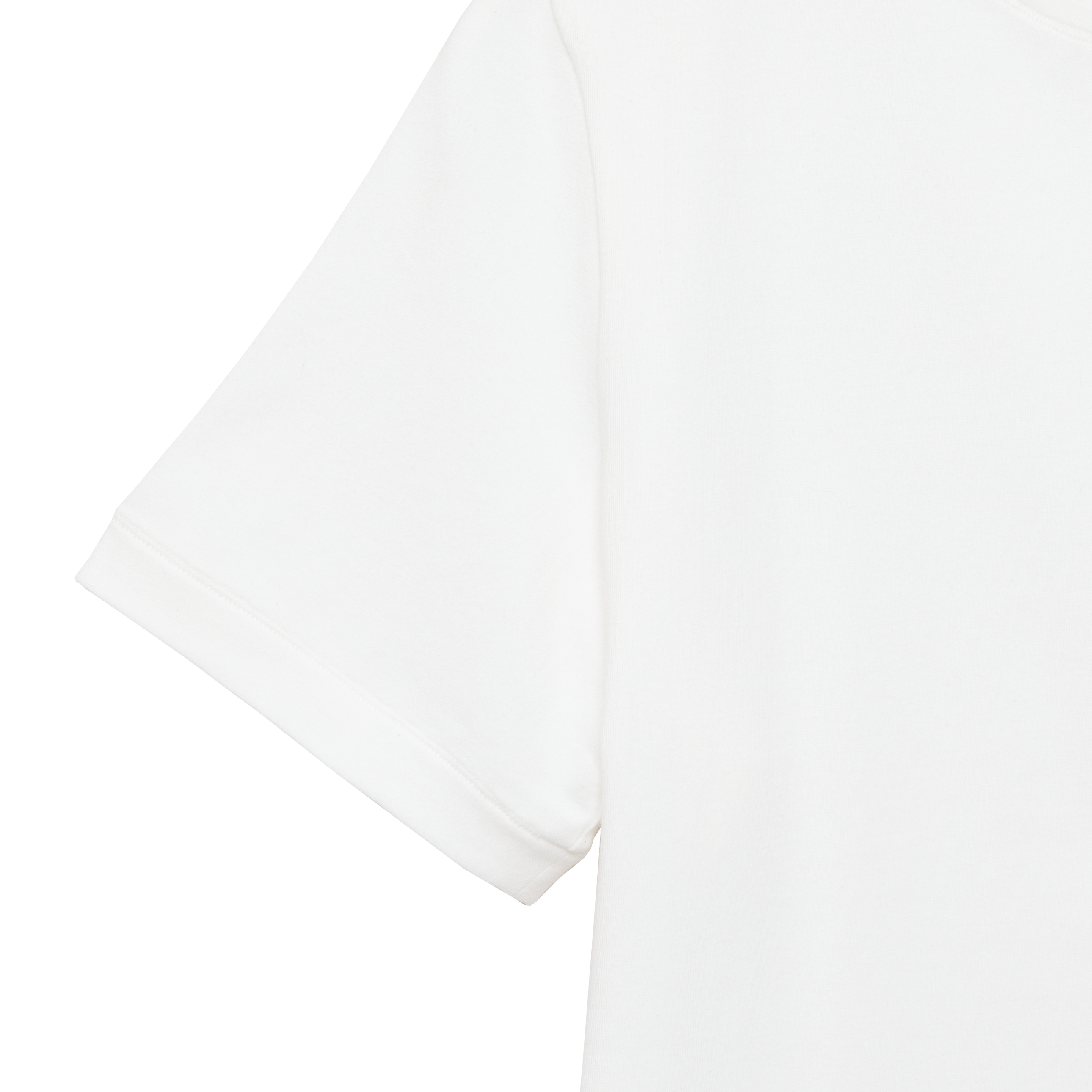 cropped 'compact tee' white